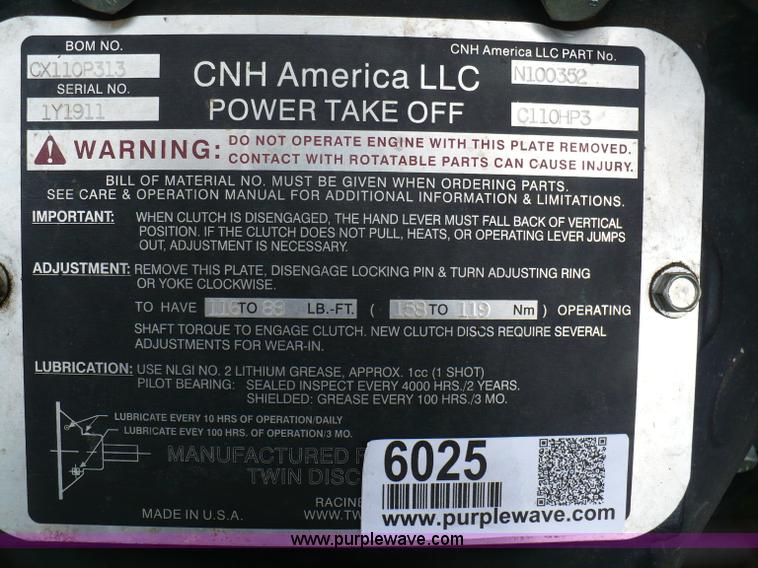 image for item 6025 Case P85 diesel engine power unit