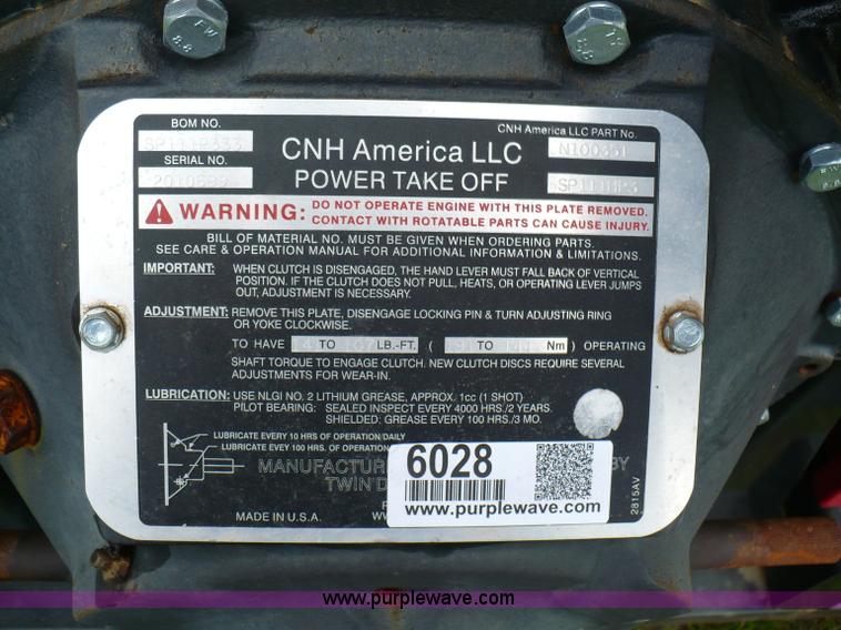 image for item 6028 Case P85 diesel engine power unit