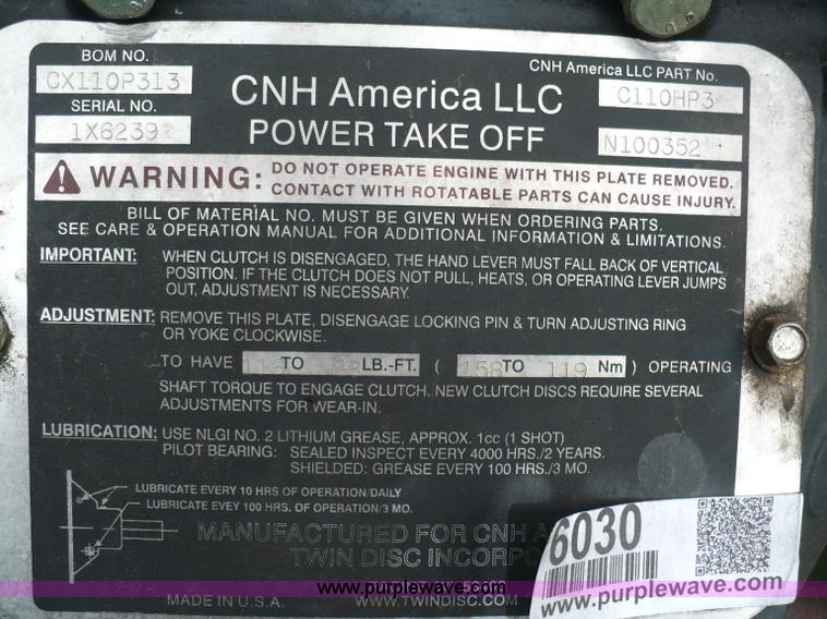 image for item 6030 Case P85 diesel engine power unit