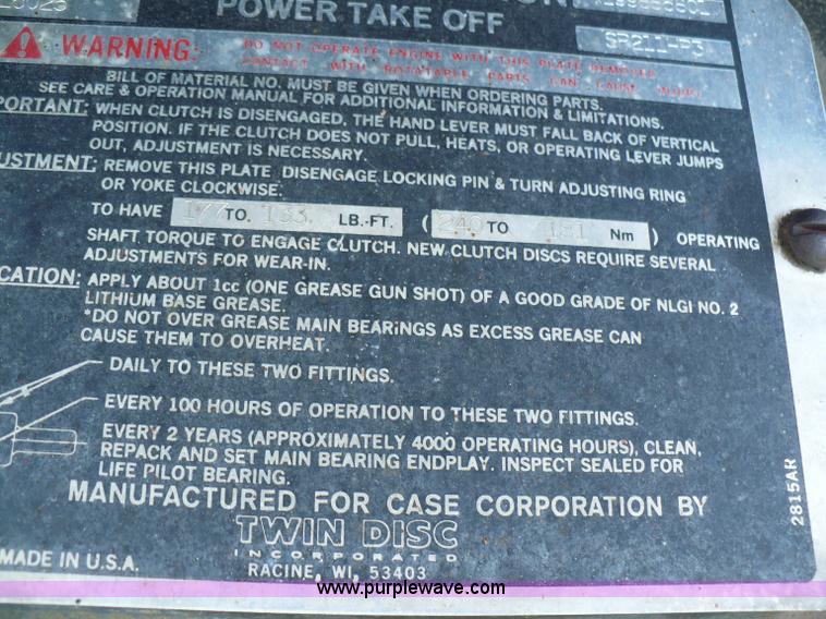 image for item 6032 Case IH 6831TA diesel engine power unit