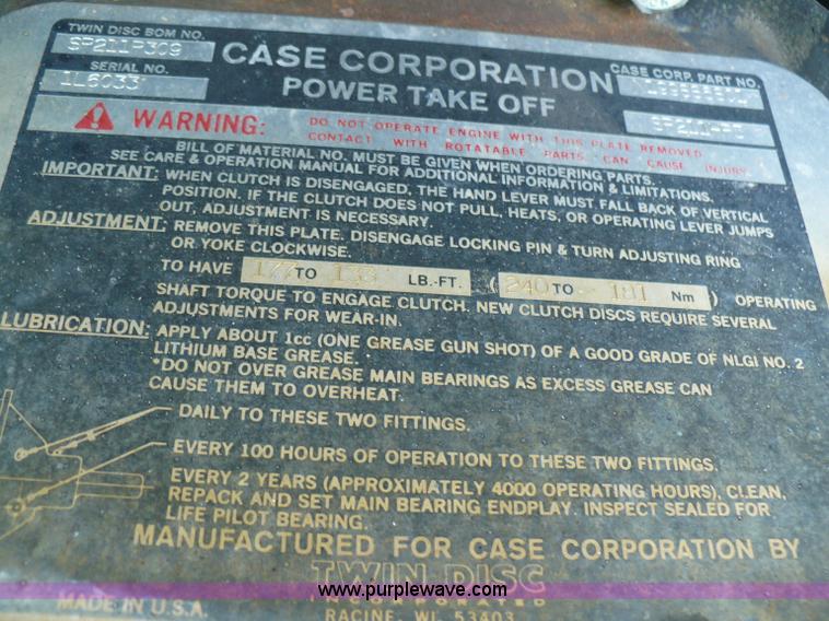 image for item 6034 Case IH 6831TA diesel engine power unit