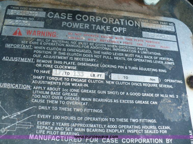 image for item 6035 Case IH 6831TA diesel engine power unit