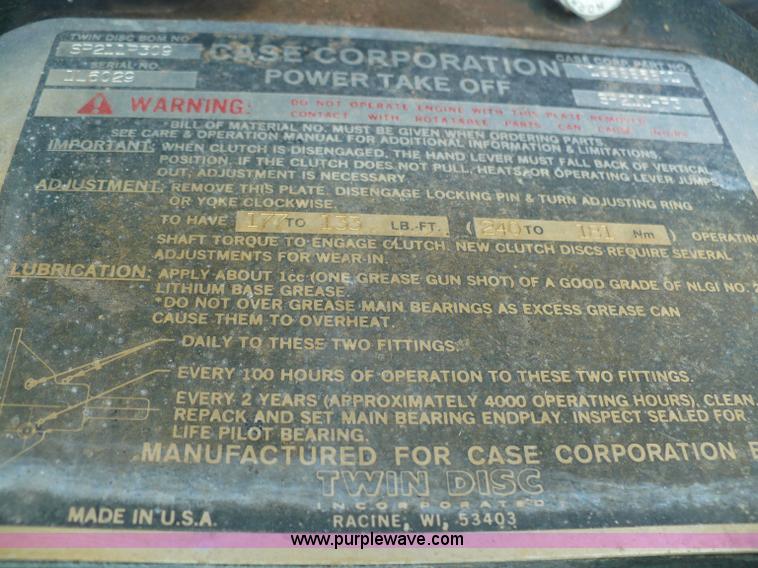 image for item 6038 Case IH 6831TA diesel engine power unit