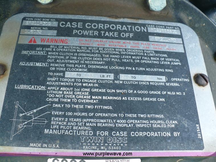 image for item 6039 Case IH 6831TA diesel engine power unit