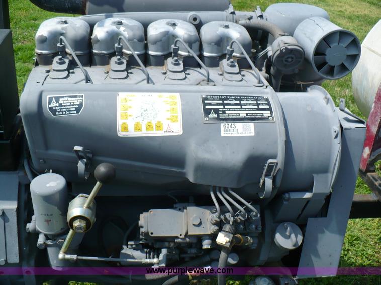 image for item 6043 2007 Duetz F4L914 4.3L eight cylinder diesel irrigation engine and pump