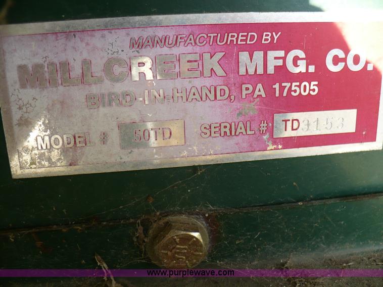 image for item 6078 Millcreek Turf 50TD manure spreader