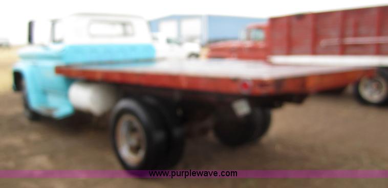 image for item 6342 1960 Chevrolet 60 Viking flatbed truck