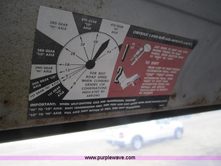 image for item 6342 1960 Chevrolet 60 Viking flatbed truck