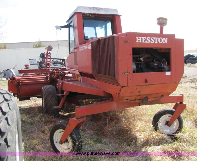 image for item 8744 Hesston 6455 self propelled swather