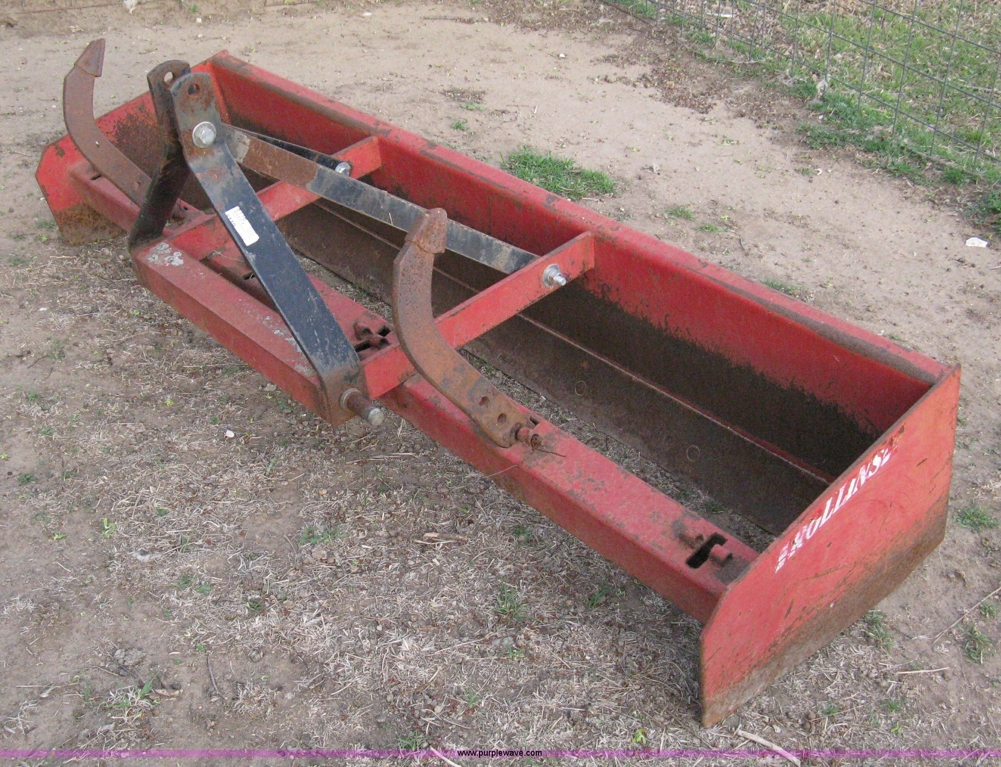 Erollinse three point box blade in Peck, KS Item 8116 sold Purple Wave