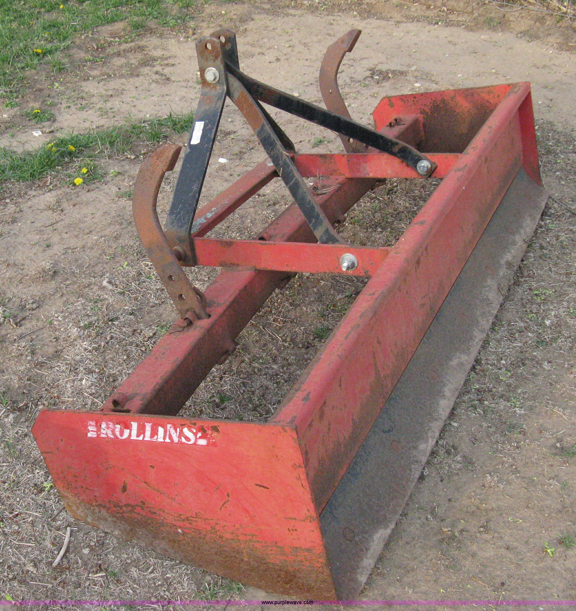 Erollinse three point box blade in Peck, KS Item 8116 sold Purple Wave