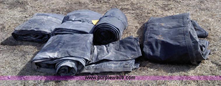 image for item 1952 (5) flatbed load tarps