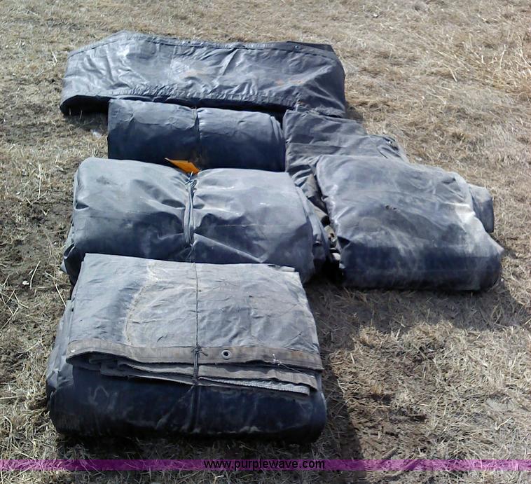 image for item 1952 (5) flatbed load tarps