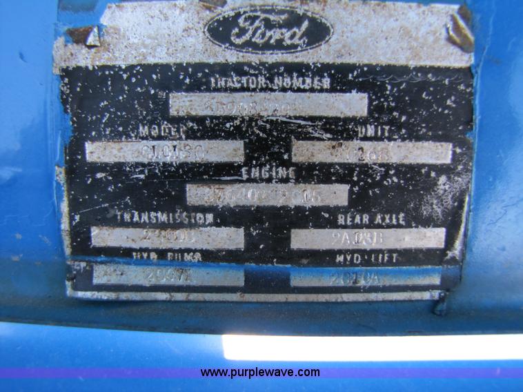 image for item 3540 1972 Ford 3000 tractor
