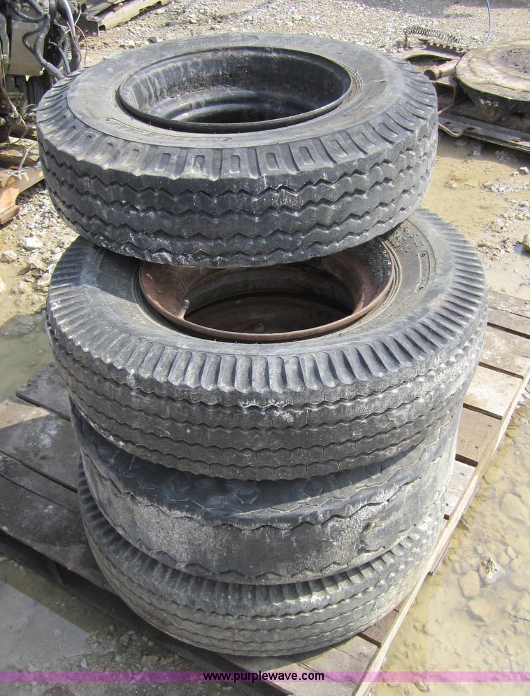 image for item 3821 (15) Mobile home 8-14.5 tires with rims