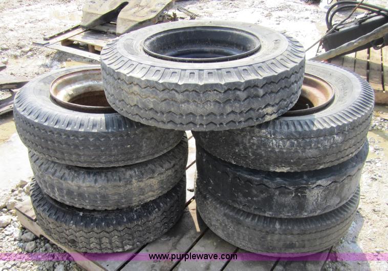 image for item 3821 (15) Mobile home 8-14.5 tires with rims