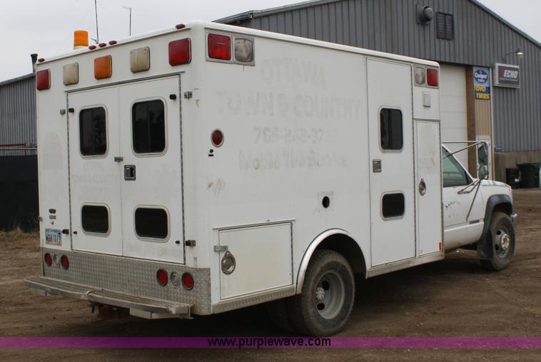 image for item 5094 1994 Chevrolet K3500 Silverado ambulance