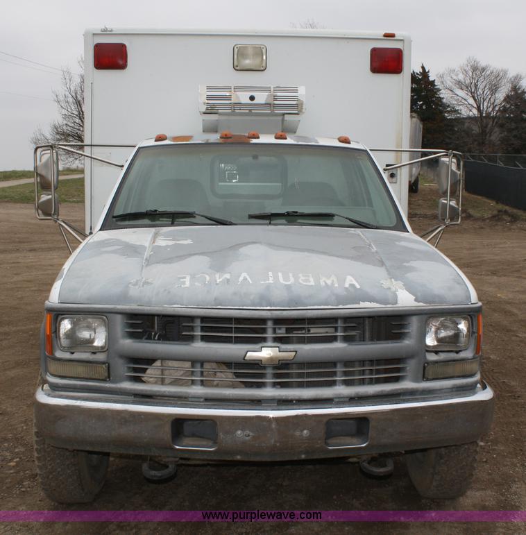 image for item 5094 1994 Chevrolet K3500 Silverado ambulance