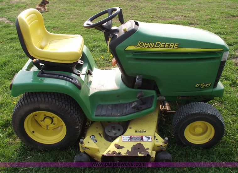 image for item 5361 John Deere GT235 lawn mower