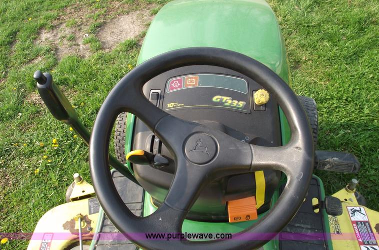 image for item 5361 John Deere GT235 lawn mower