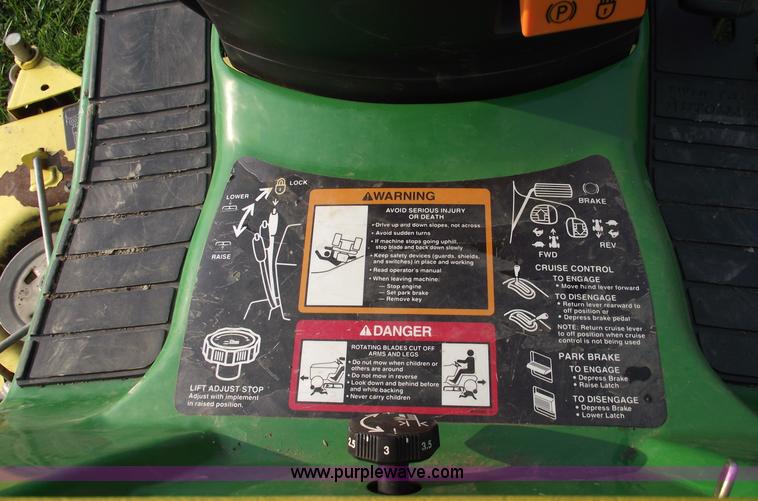 image for item 5361 John Deere GT235 lawn mower