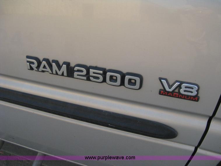 image for item 8108 1998 Dodge Ram 2500 Laramie SLT pickup truck