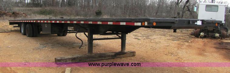 image for item 8428 1988 Kalyn KP-26 48' flatbed trailer