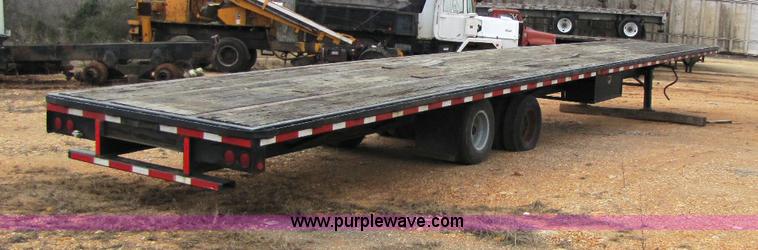 image for item 8428 1988 Kalyn KP-26 48' flatbed trailer