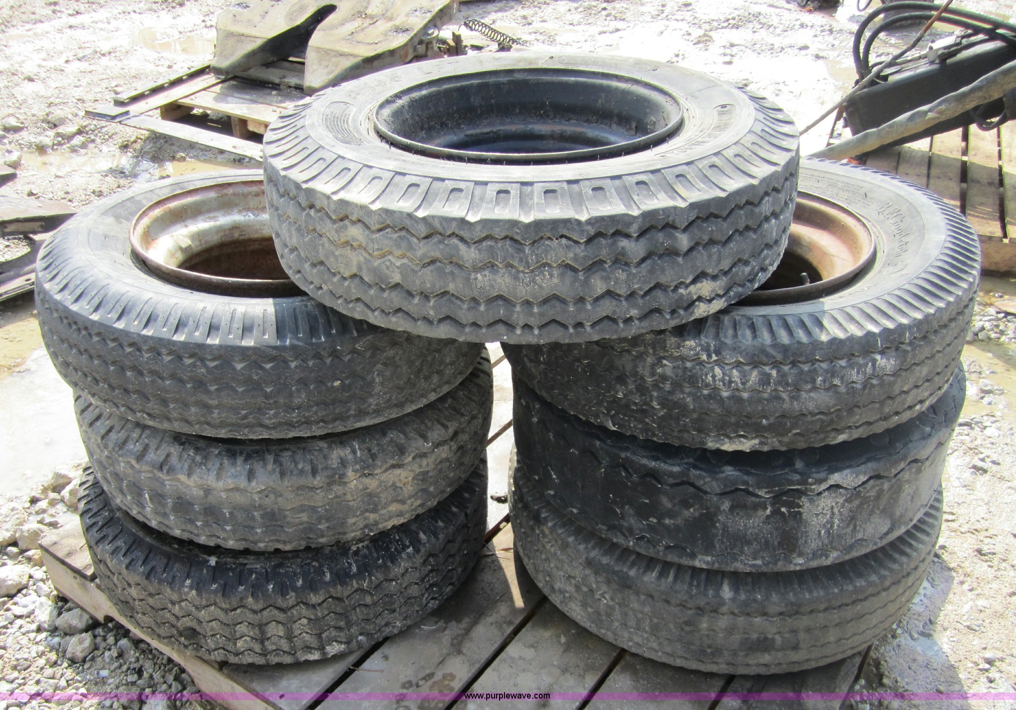 (15) Mobile home 814.5 tires with rims in Tulsa, OK Item 3821 sold
