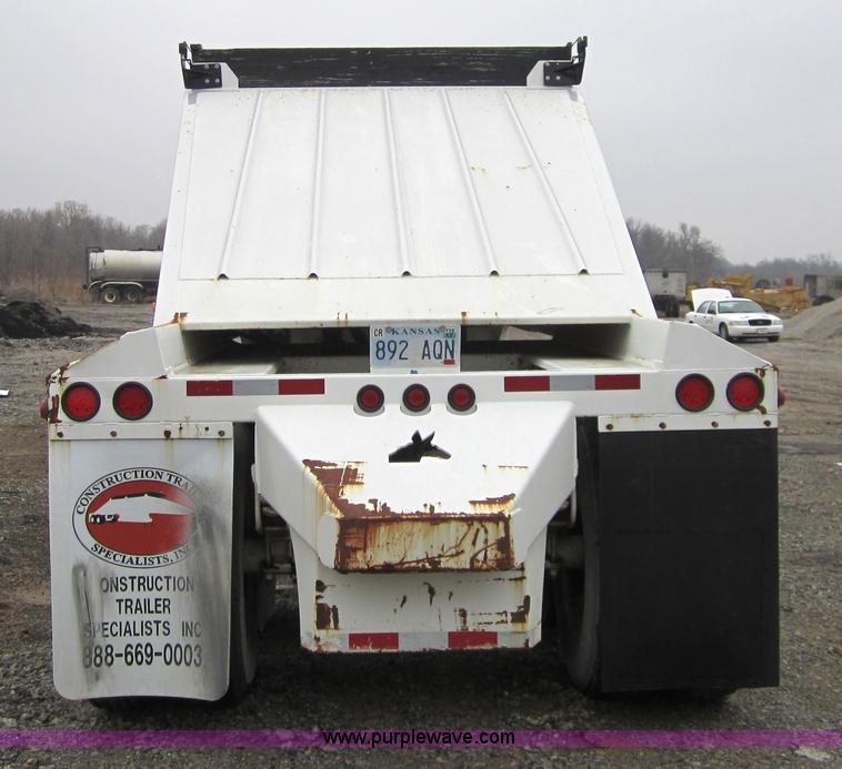 image for item 3805 2006 CTS BDT-40 40' belly dump trailer