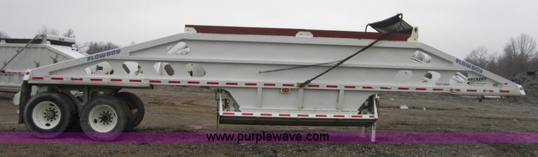 image for item 3806 2002 Flowboy 40' belly dump trailer