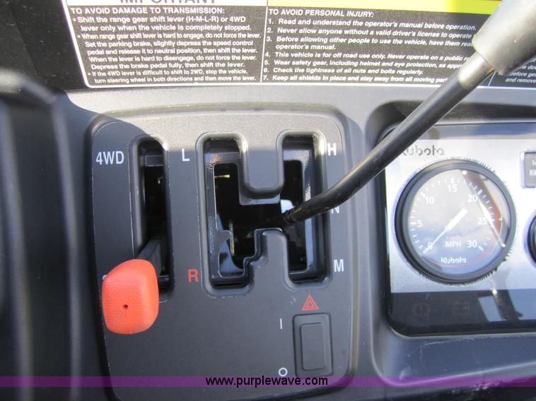 image for item 3834 2009 Kubota RTV1140 CPX utility vehicle