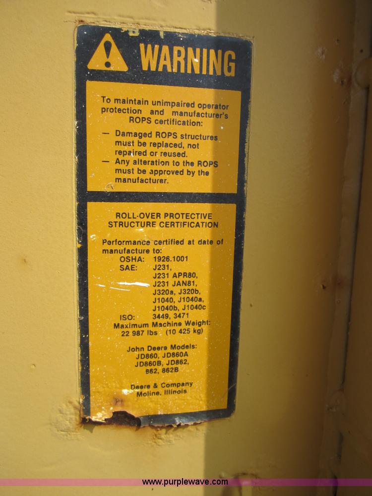 image for item 3839 1993 John Deere 862B elevating scraper