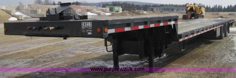 image for item 3840 1999 Ledwell 48' Hydratail equipment trailer