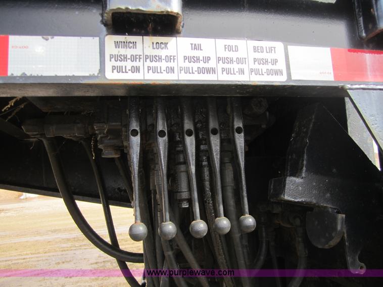 image for item 3840 1999 Ledwell 48' Hydratail equipment trailer