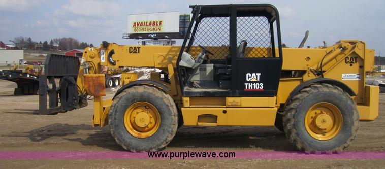 image for item 3841 2001 Caterpillar TH103 telehandler