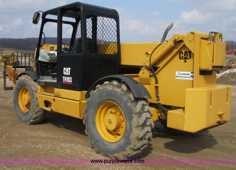 image for item 3841 2001 Caterpillar TH103 telehandler