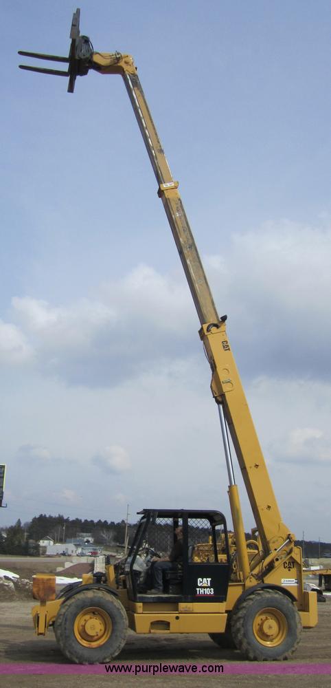 image for item 3841 2001 Caterpillar TH103 telehandler