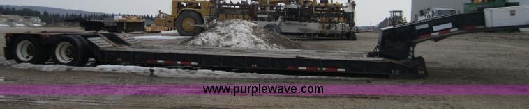 image for item 3842 1999 Witzco RG-35 35-ton detach equipment trailer