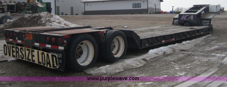 image for item 3842 1999 Witzco RG-35 35-ton detach equipment trailer