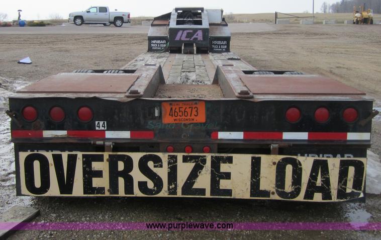 image for item 3842 1999 Witzco RG-35 35-ton detach equipment trailer