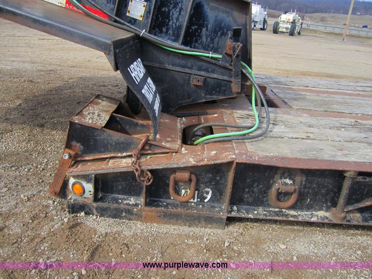 image for item 3842 1999 Witzco RG-35 35-ton detach equipment trailer