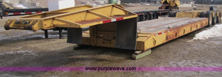 image for item 3843 1987 Load King 45' detach equipment trailer