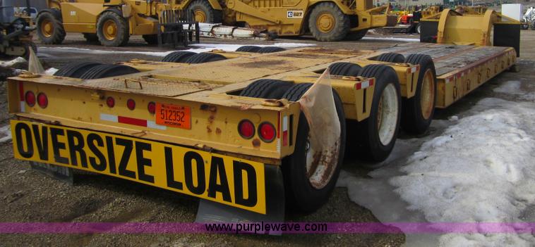 image for item 3843 1987 Load King 45' detach equipment trailer