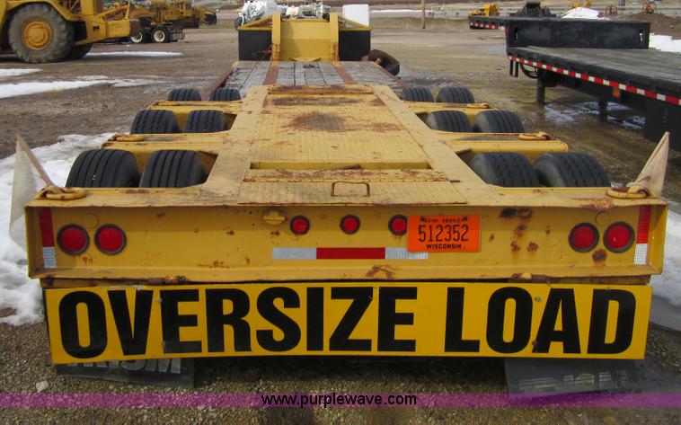 image for item 3843 1987 Load King 45' detach equipment trailer