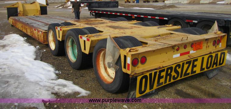image for item 3843 1987 Load King 45' detach equipment trailer