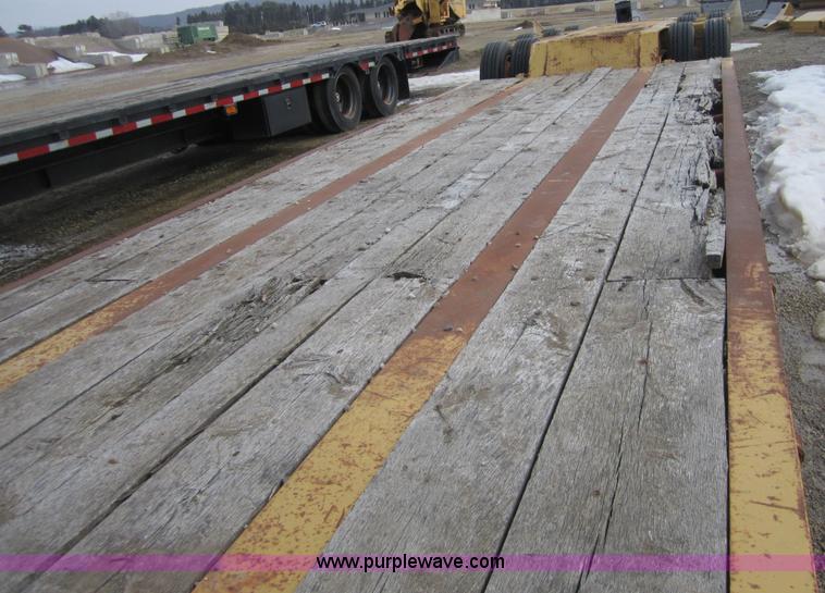 image for item 3843 1987 Load King 45' detach equipment trailer