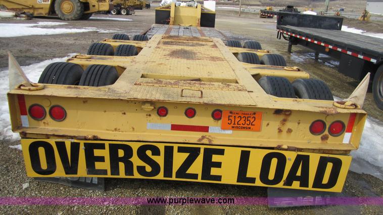 image for item 3843 1987 Load King 45' detach equipment trailer
