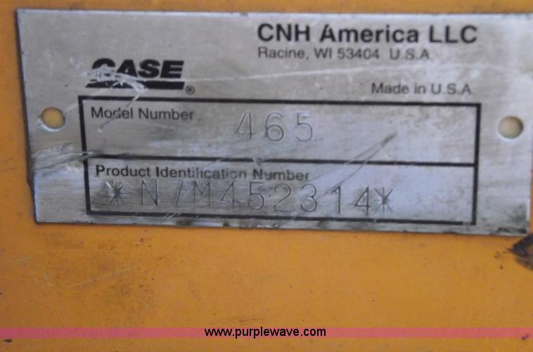 image for item 5360 2007 Case 465 Uni-loader