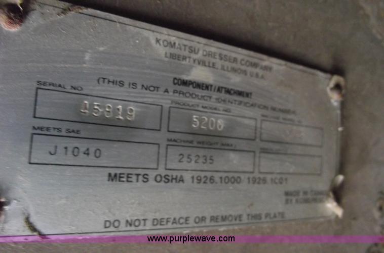 image for item 5463 1991 Dresser 510C wheel loader